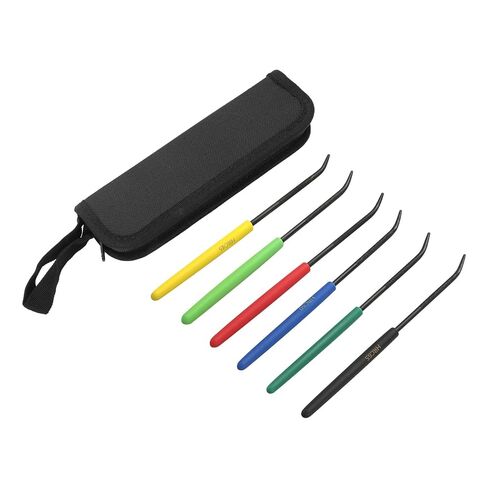 Hardness Testing File Set, HRC40-HRC65 Set of 6 Hardness Tester Checker File 7.1 inch Hardness Tester File kit with Oxford Cloth Storage Bag for Rough Estimation of Metal Rigidity in Kuwait