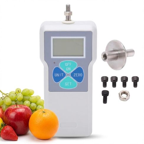 GY-30 Digital Fruit Hardness Tester 0.4~30 Kgf/cm², φ7.9mm Pressure Head Fruit Penetrometer, Portable ABS 3.7V Rechargeable for Apples Pears Grapes Fruit Company Research Institutions in Kuwait