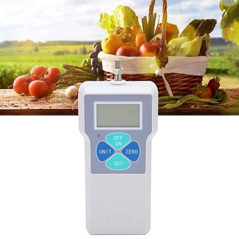 GY-30 Digital Fruit Hardness Tester 0.4~30 Kgf/cm², φ7.9mm Pressure Head Fruit Penetrometer, Portable ABS 3.7V Rechargeable for Apples Pears Grapes Fruit Company Research Institutions in Kuwait