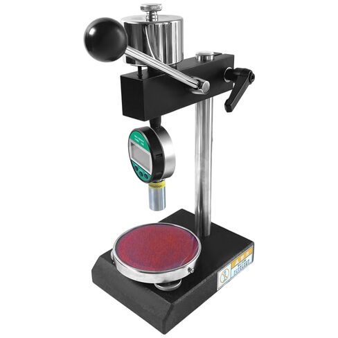 Shore Durometer A with Stand, Digital Shore Hardness Tester Replacement for Rubber, Plastic, Leather - Professional Digital Durometer Type A with Metal Base & Tempered Glass Platform (Model: LX-A) in Kuwait