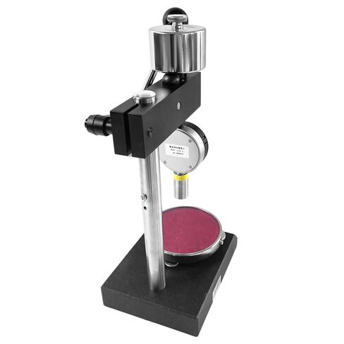 Shore Durometer A with Stand, Digital Shore Hardness Tester Replacement for Rubber, Plastic, Leather - Professional Digital Durometer Type A with Metal Base & Tempered Glass Platform (Model: LX-A) in Kuwait