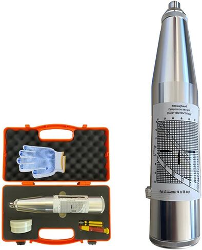 Professional Rebound Hammer - Concrete Strength Tester with 10-60 MPa Range for Buildings/Bridges/Road Construction (ASTM C805 Compliant, Portable & Accurate) in Kuwait