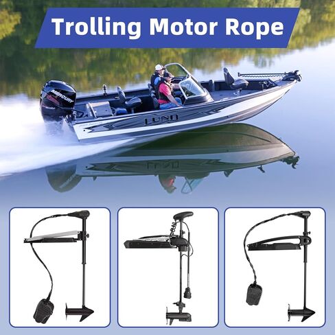3 Pack MKA-45 Trolling Motor Rope & Handle Compatible with Minn Kota Trolling Motor Parts, Replacement for Maxxum and Edge Bow-Mount Trolling Motors Rope Handle in Kuwait