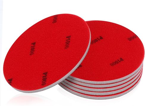 6 قطع من وسادات صنفرة كرات البولينج 1000 حبيبة، وسادات صنفرة البولينج، وسادات حبيبات لكرات البولينج، وسادات رمل تلميع، وسادة تنظيف بولينج، ملحقات حبيبات البولينج لمجموعة تلميع إعادة سطح الكرة in Kuwait
