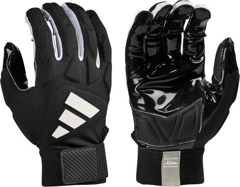 قفاز Adidas Youth Scorch Destroy 3 كامل الأصابع، أسود/أبيض، مقاسات متعددة in Kuwait