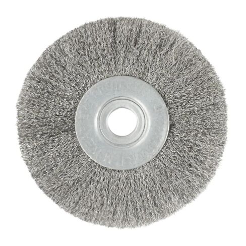 1Pc Crimped Wheel Drill Brush 75/80mm 0.52in/0.32in Bore Stainless Steel Wire Brush Angle Grinder Polishing Rust Removal Tools(Copper 80mm) in Kuwait