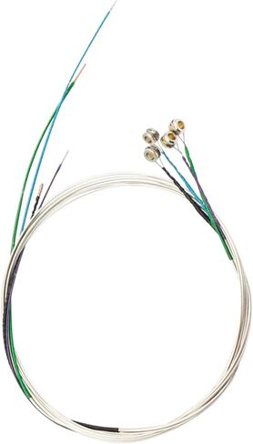 Generic 4pcs Metal Strings Steel Core Replacement Strings for Beginners and Professionals Clear Sound Performance Practice and Concert Use in Kuwait