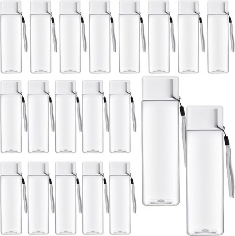 30 Pcs 17 oz Plastic Water Bottles Bulk, Reusable Sports Water Bottle Leak Proof for Kids Adults, Portable Drinks Container Cups for School Classroom Gym Fitness Travel Camping Office in Kuwait