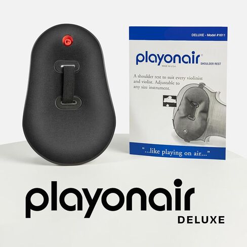 مسند كتف الكمان الفاخر القابل للنفخ من Playonair يناسب الكمان والفيولا بالحجم الكامل، يتضمن أنبوب نفخ، مسند كتف قابل للتعديل للكمان والفيولا مع أشرطة مرنة، سهل الاستخدام in Kuwait