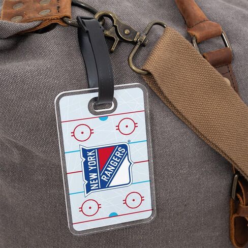 علامة الأمتعة Desert Cactus New York Rangers - بطاقة تعريف السفر الرسمية لدوري الهوكي الوطني NHL للحقائب والحقائب والحقائب المحمولة (علامة الأمتعة الأكريليك C) in Kuwait
