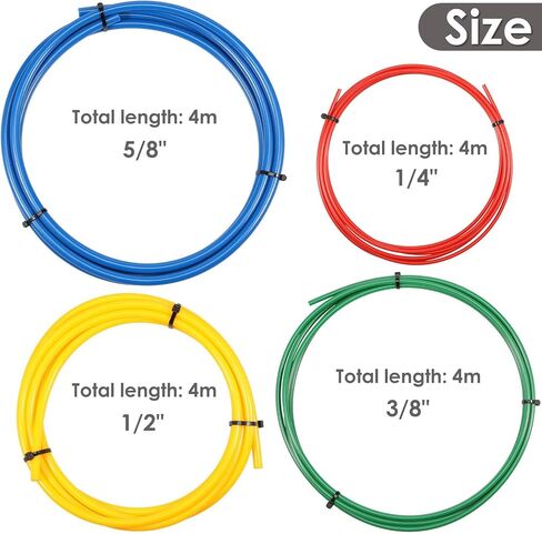 Copper Tube Extension Set 4 Pieces 1/4 1/2 3/8 5/8 Inch PE Material for Air Conditioner Refrigerant Line Meters in Kuwait