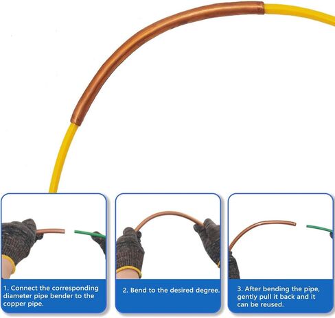 Copper Tube Extension Set 4 Pieces 1/4 1/2 3/8 5/8 Inch PE Material for Air Conditioner Refrigerant Line Meters in Kuwait