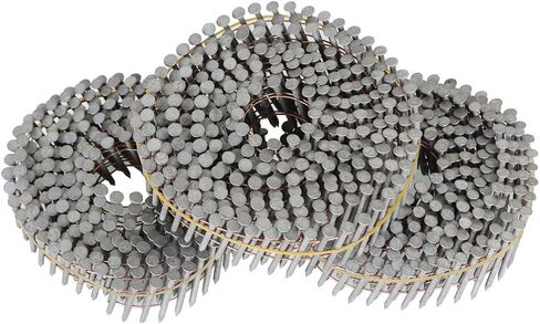 Genuine Replacement 1-1/4"x0.092" 3600Pcs Hot-Dipped Galvanized Ring Coil Siding Nail Round Head Genuine OEM Replacement in Kuwait