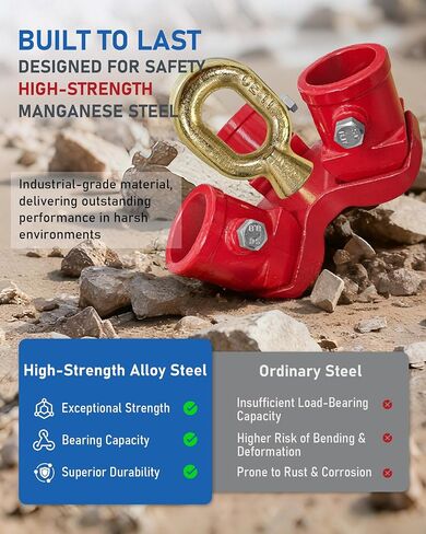 Lifting Tripod Stand 2200 Lbs, Angle-Adjustable Hoist Support Kit with 360° Rotating Ring, Tripod Accessories, Tripod Head & Base Set for Chain Hoist, Lever Hoist, Garage, Warehouse, Construction in Saudi Arabia