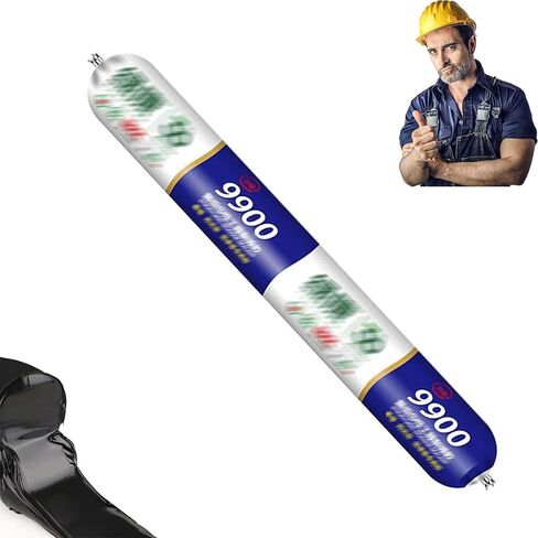 9900 Sealant Waterproof,Outdoor Silicone Sealant, Permanent Solution for Roof & Wall Cracks,Waterproof, Heat & Stretch-Resistant, Durable & Tear-Proof Exterior Sealant (Black) in Saudi Arabia