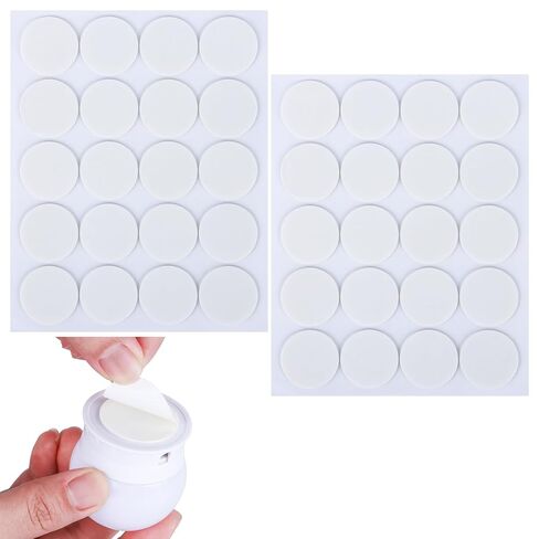 40-Pack Double-Sided Foam Adhesive Pads for Makeup Mirror Lights – Strong Replacement Tape for Bulb Mounting in Kuwait