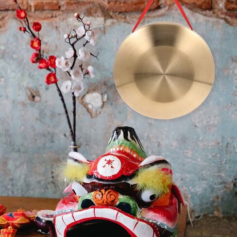 Chinese Hand Gong with Hammer Melodious Sound Quality Percussion Instrument for Boy Girl for School Supplies and Creativity Development in Kuwait