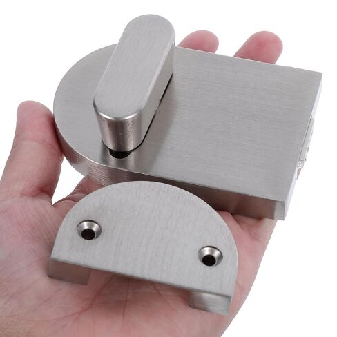 Operitacx 1 Set Commercial Bathroom Door Handle - Vacancy Indicator Lock for Public Restroom - Commercial Toilet Partition Door Latch with Privacy Bolt - 1.65in Hole Distance in Saudi Arabia