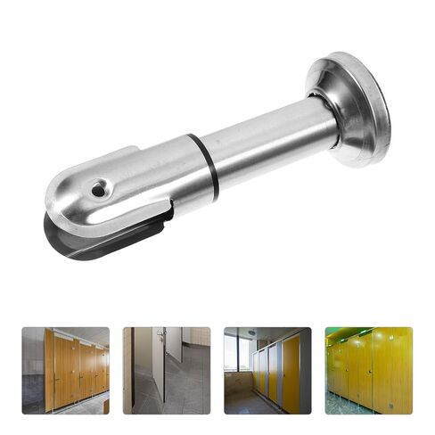 FOMIYES 6pcs Stainless Steel Public Restroom Partition Brackets for Washrooms, Toilet Partition Support Feet with Increased Stability and Easy Maintenance, Suitable for 12-18mm Panels in Kuwait