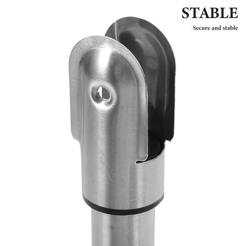FOMIYES 6pcs Stainless Steel Public Restroom Partition Brackets for Washrooms, Toilet Partition Support Feet with Increased Stability and Easy Maintenance, Suitable for 12-18mm Panels in Kuwait