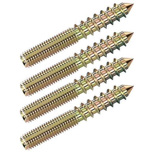 50Pcs Double Ended Thread Screws M4 M5 M6 Self-Tapping Connector Bolts Zinc Plated Carbon Steel Fasteners for Furniture Sofa Wood Assembly (M5*30 (50 Pieces)) in Kuwait