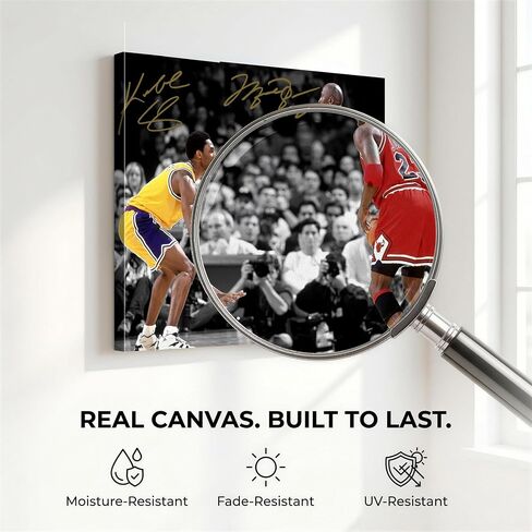 B.B.F MAKE Kobe Basketball Legend Canvas، ديكور حائط رياضي Hypebeast نابض بالحياة، ملصق رياضي حديث لغرفة الأولاد المراهقين، كهف اللاعب وكهف الرجل، 8x10 in Kuwait