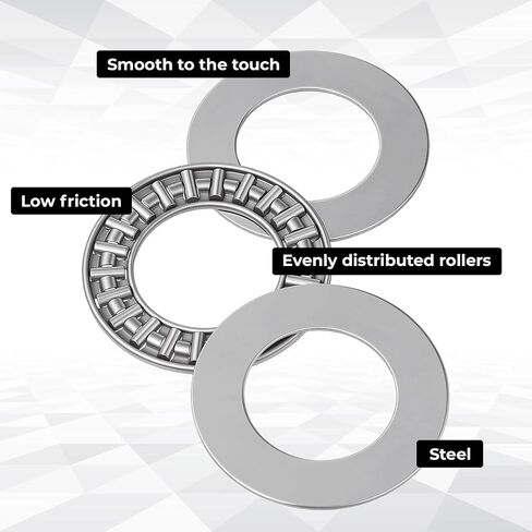 4 Sets Axk2035 Thrust Needle Roller Bearings with Washers 20mm Thrust Needle Roller Bearings with Washers Id 20mm, Od 35mm, Width 2mm in Kuwait