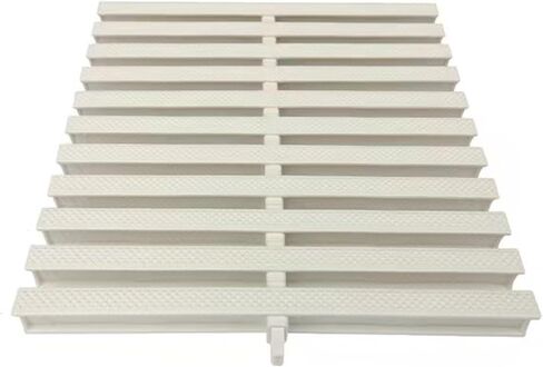 Drain Cover Grate Lid, Non-Slip Drainage Floor Register, Bathroom Road Gutter Grille，Swimming Pool Overflow Drain Grate，Drain Grates for Swimming Pool (Color : White (11.8x39.3in), Size : 16 in Kuwait