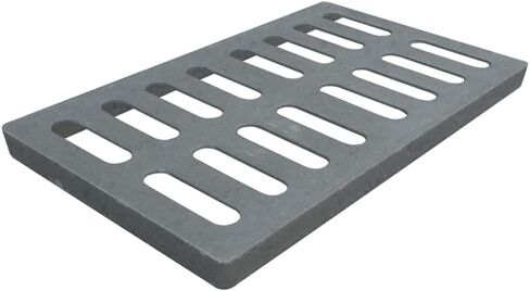 Plastic Linear Drain, Grate Drainage Systems Covers, Channel Drainage Grating Gutter Guard, Anti-Clogging Drain Cover for Garden Planting Gully (Size : 50x30x3cm) in Kuwait