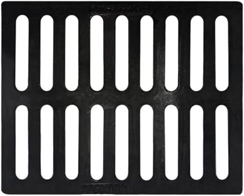 Channel Drainage Grating, Plastic Cast Iron Drainage Cover, Rainwater Grate Trench Cover for Canteen Hotel Garden Parking Lot (Size : 50x38x3cm) in Kuwait