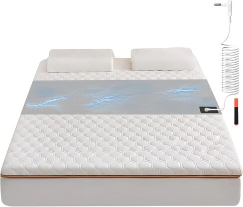 Grounding Sheets,Grounding Mat for Bed 10% Pure Silver Fiber+90% Organic Cotton,with 15Ft Grounding Cord,Fixed Clips,Test Pen,104 * 23.6inch Suitable for All Mattress Sizes(Grey) in Saudi Arabia
