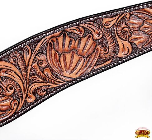 HILASON Western Horse Breast Collar American Leather Floral Carving | for Horses in Saudi Arabia