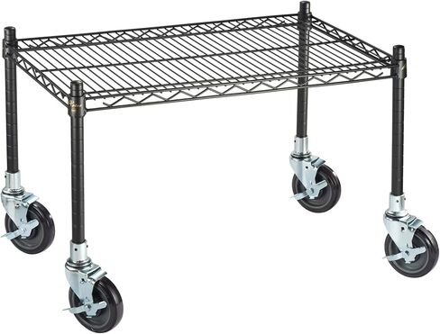 رف تخزين Dunnage بعجلات من APLSS، مقاس 24 بوصة × 36 بوصة، معتمد من NSF، سعة 600 رطل in Kuwait
