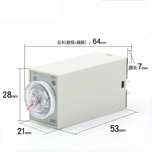 1Pcs JSZ6-4 JSZ6-2 H3Y-4 H3Y-2 Power On Time Delay Relay 24V AC 220V 1S 5S 10S 60S 1Minute Switch 8 14 Pin(1 Second,14PIN 4NO and 4NC_NO Base_24V) in Saudi Arabia