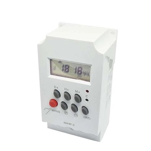 Timer 25A 220VAC Heavy Duty Weekly Programmable Digital Time Switch Relay Din Rail Electronic Timer Switch 12V KG316T(220VAC) in Kuwait