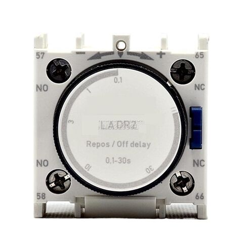1PCS Relay Module Black LADR2 1-30S Time Delay Block Off Delay LA-DR2 Power Outages Delay for Contactor in Kuwait