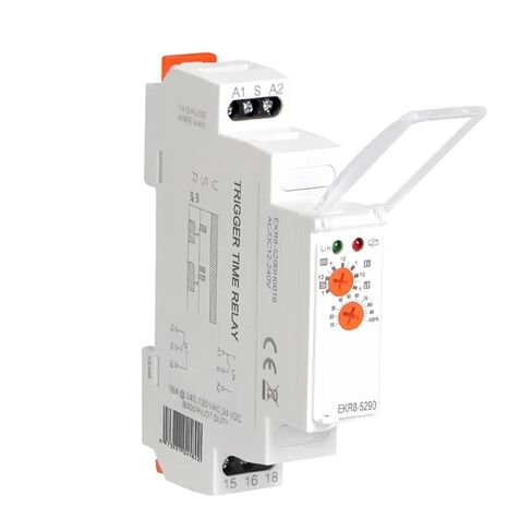 Multi-Function Timer Relay SPDT 0.1S-1D 12-240V AC 12V 24V 220V 16A EKR8-5290H0016 in Kuwait