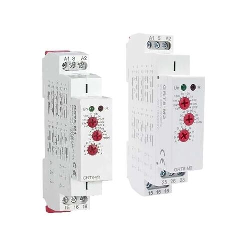 GRT8-M 16A Multifunction Timer Relay Din Rail Timer 10 Function Choices AC 12V 24V 220V 230V Time Relay(1xSPDT AC DC 12-240V) in Kuwait
