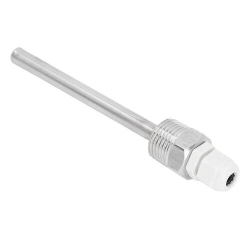 100 ملم من الفولاذ المقاوم للصدأ Thermowell لمسبار مستشعر درجة الحرارة الشمسية، IP68 M12 أنبوب أعمى مع غطاء بلاستيكي ABS ملحق نظام التدفئة الشمسية in Kuwait