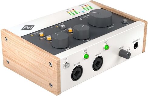 Universal Audio Volt 276 المحمولة 2x2 USB Type-C Audio/MIDI Interface مع ضاغط مدمج، حزمة مع سماعات رأس TAPH100 ​​وكابل ميكروفون XLR 2x 25 بوصة in Kuwait