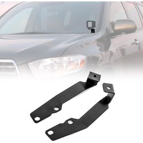 WeiSen Hood Hinge Ditch Light Mount Bracket for Auxiliary Offroad LED Pod Light Work Light Compatible with 2008-2013 Toyota Highlander