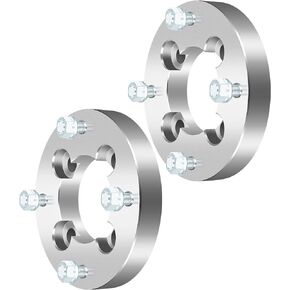 ECCPP 4PCS 1 inch 4 Lug Wheel Adapters 4x100 to 4x137 3/8" Studs 74mm Compatible with 1987-1989 for FourTrax Foreman 350 2000-2006 for Rancher 350 Wheel Spacers kit-NOT FIT Stock Rims