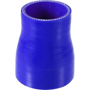 Motoforti Universal Straight Reducer Hose Silicone Hose Coupler Intercooler Tube 4-Ply Reinforced Intake Reducer Intercooler Pipe, 38mm-45mm, Silicone, Blue
