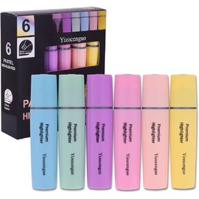 Highlighters Assorted Colors, 12 Highlighters with Base, Bible Highlighters, Aesthetic Highlighters, Chisel Tip Marker Pen, for Adults Kids Students, Office School Supplies