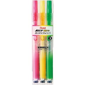 Pentel Knock Highlighter, Handy Line, 5 Color Set (SXNS15-5)