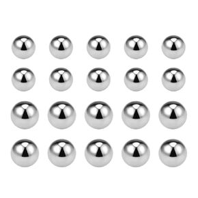 uxcell 1/4", 3/16" Bearing Balls 316L Stainless Steel Precision Balls 200pcs
