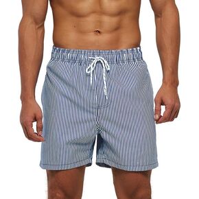Mens Swim Trunks Quick Swim Shorts Swim Trunks 7 inch with Mesh Lining