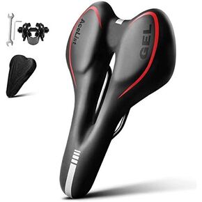 AceList Bike Seat Most Comfortable Bicycle Seat Gel Waterproof Bike Saddle with Central Relief Zone and Ergonomics Design for Mountain Bikes,Road Bikes,Men and Women in Kuwait