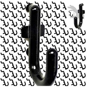 WallPeg Locking J Peg Hooks Kit (PH-6) for Pegboard Panels Tool Jewelry Crafts Organizer Workbench Display (200)
