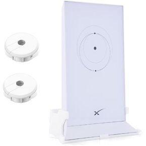 Bywen StarLink Wall Mount, Brackets Holder for Starlink Internet Kit Satellite Router, Wall Mount Router Protection for Starlink V2 Mesh Router (White+White)